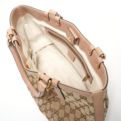 GUCCI GG canvas Handbag beige WS27804
