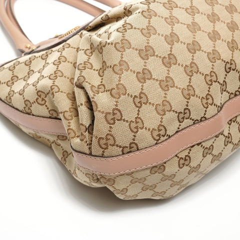 GUCCI GG canvas Handbag beige WS27804