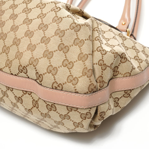 GUCCI GG canvas Handbag beige WS27804