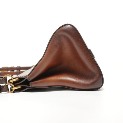 PRADA Enchan Medium Shoulder Bag Brown WS27805