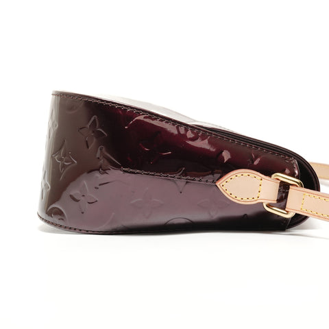 LOUIS VUITTON 2012 Vernis Bellflower PM Monogram Shoulder Bag Red WS27806