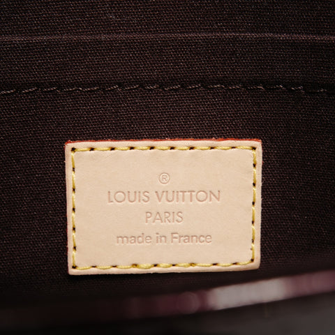 LOUIS VUITTON 2012 Vernis Bellflower PM Monogram Shoulder Bag Red WS27806