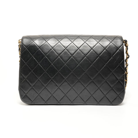 CHANEL Series 0 Matelassé Shoulder Bag black WS27807