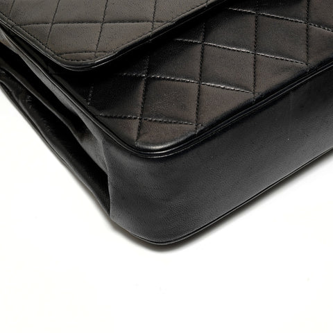 CHANEL Series 0 Matelassé Shoulder Bag black WS27807