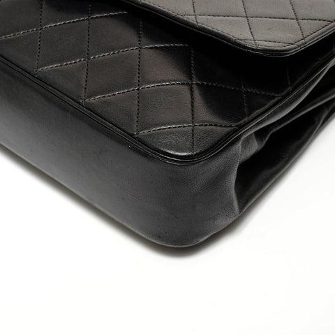 CHANEL Series 0 Matelassé Shoulder Bag black WS27807