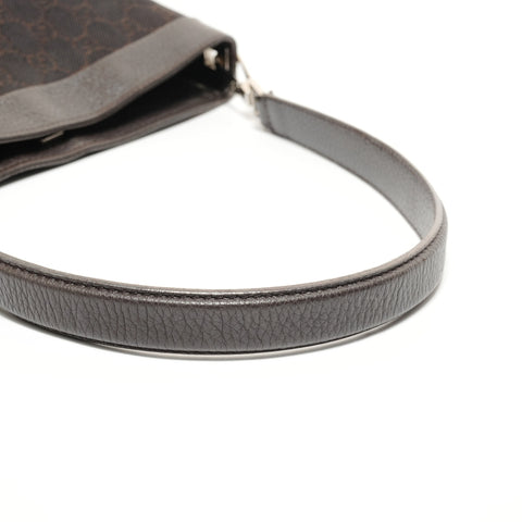 GUCCI GG canvas one belt Shoulder Bag Brown WS27808