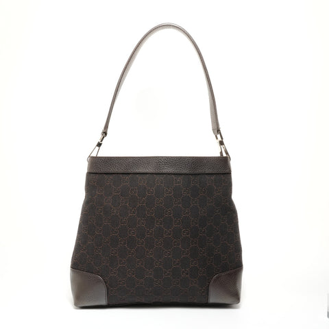 GUCCI GG canvas one belt Shoulder Bag Brown WS27808