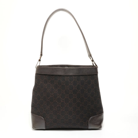 GUCCI GG canvas one belt Shoulder Bag Brown WS27808