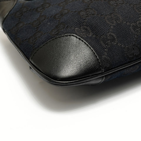 GUCCI GG Canvas Tiger One Belt Shoulder Bag black WS27811