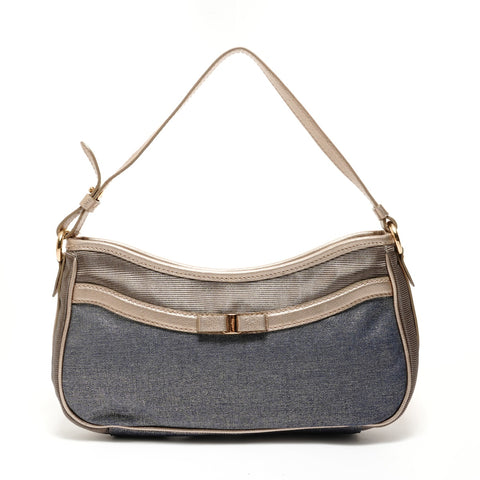 Salvatore Ferragamo Vala Shoulder Bag Navy WS27815