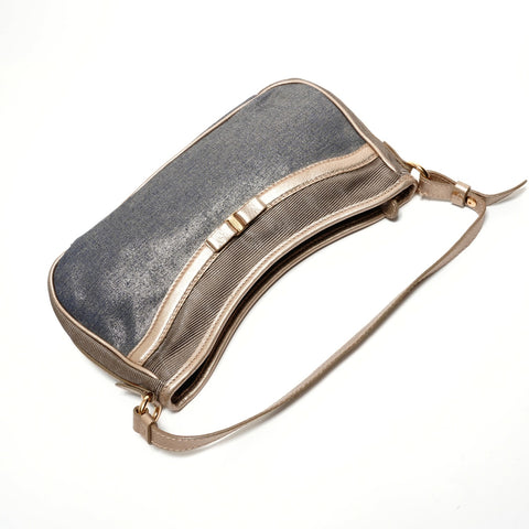 Salvatore Ferragamo Vala Shoulder Bag Navy WS27815