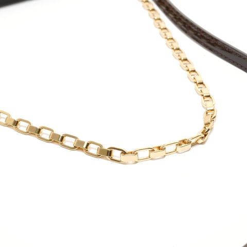 LOUIS VUITTON 2016 Vernis Clutch Ana Shoulder Bag Brown WS27816