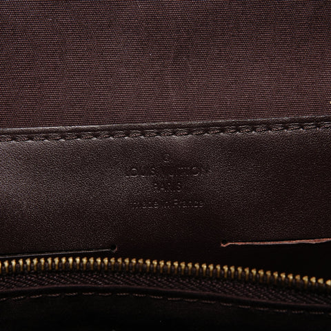 LOUIS VUITTON 2016 Vernis Clutch Ana Shoulder Bag Brown WS27816