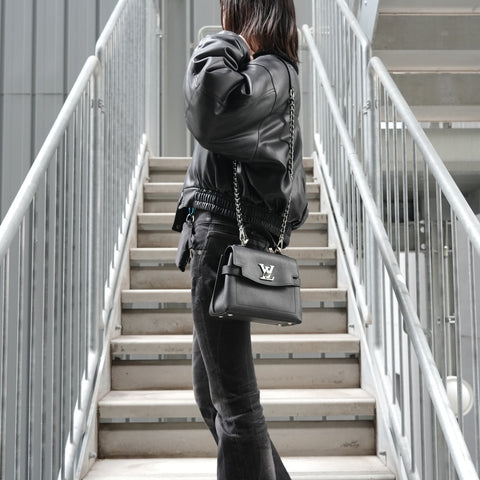 LOUIS VUITTON Rock Me Ever MINI Handbag black WS27817