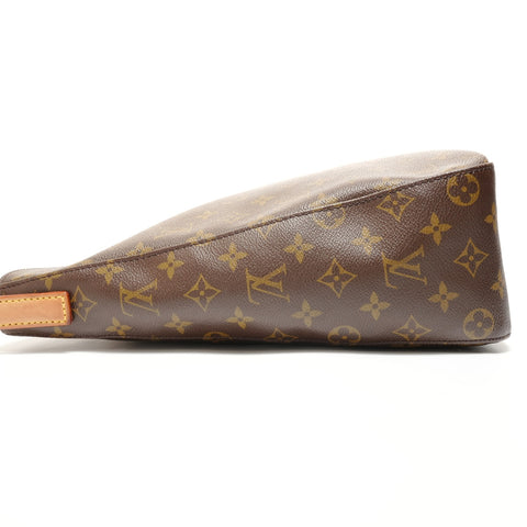 LOUIS VUITTON Monogram Looping GM, manufactured in 2002. Shoulder Bag Brown WS27819