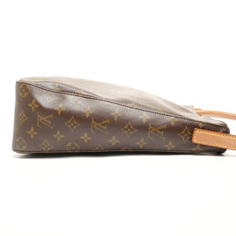 LOUIS VUITTON Monogram Looping GM, manufactured in 2002. Shoulder Bag Brown WS27819