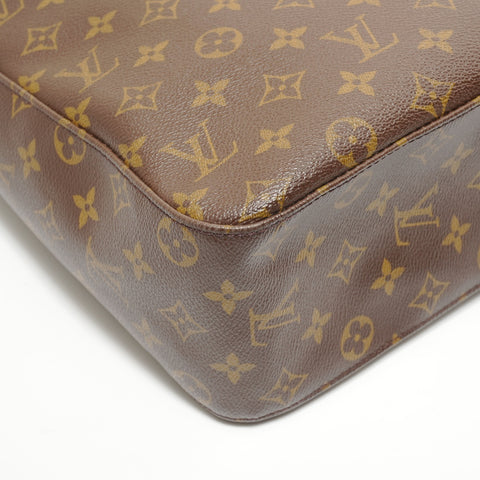 LOUIS VUITTON Monogram Looping GM, manufactured in 2002. Shoulder Bag Brown WS27819