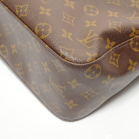 LOUIS VUITTON Monogram Looping GM, manufactured in 2002. Shoulder Bag Brown WS27819