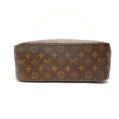 LOUIS VUITTON Monogram Looping GM, manufactured in 2002. Shoulder Bag Brown WS27819