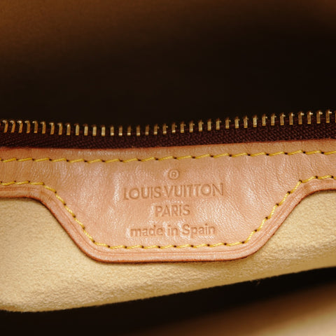 LOUIS VUITTON Monogram Looping GM, manufactured in 2002. Shoulder Bag Brown WS27819