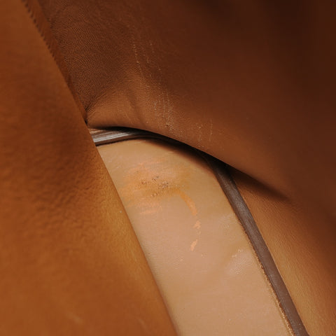 PRADA Buckle leather Handbag Brown WS27820