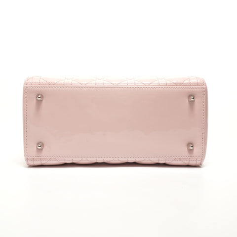Christian Dior Lady Dior Patent 2-way Handbag pink WS27821