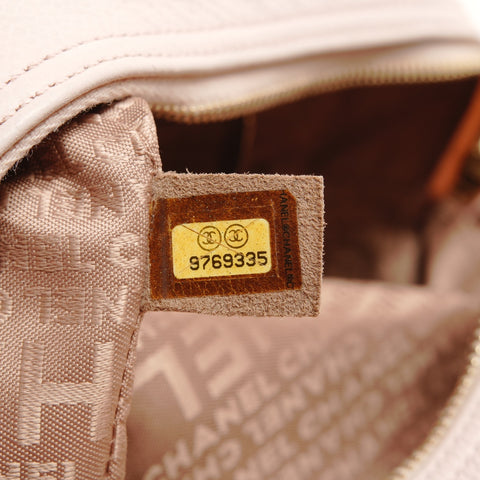 CHANEL Table #9 COCO Mark Caviar Skin Handbag pink WS27826