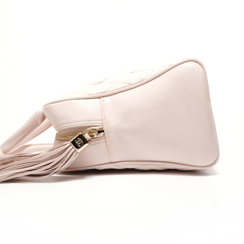 CHANEL Table #9 COCO Mark Caviar Skin Handbag pink WS27826