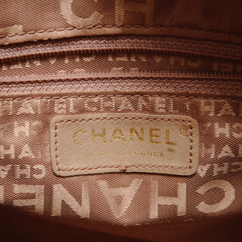 CHANEL Table #9 COCO Mark Caviar Skin Handbag pink WS27826