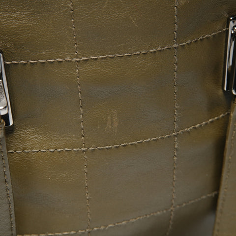 CHANEL Number 8 Chocolate Bar Handbag khaki WS27827