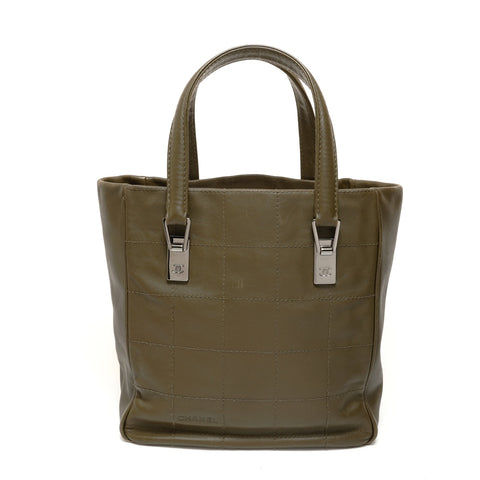 CHANEL Number 8 Chocolate Bar Handbag khaki WS27827