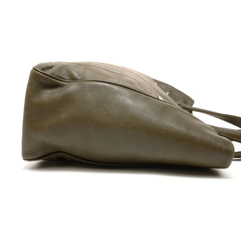 CHANEL Number 8 Chocolate Bar Handbag khaki WS27827