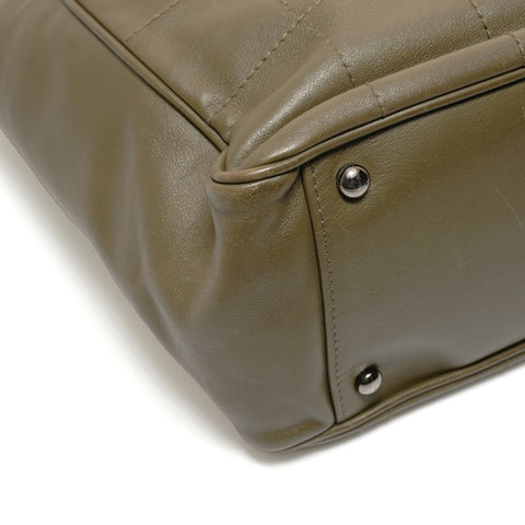 CHANEL Number 8 Chocolate Bar Handbag khaki WS27827