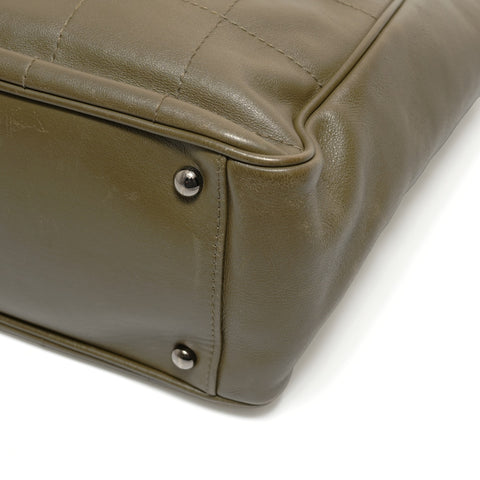 CHANEL Number 8 Chocolate Bar Handbag khaki WS27827