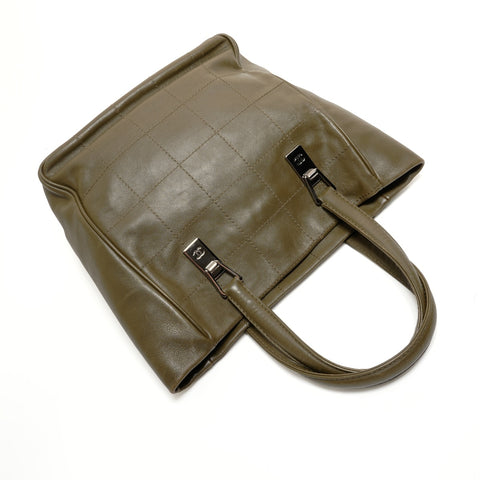 CHANEL Number 8 Chocolate Bar Handbag khaki WS27827