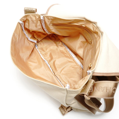 CHANEL 10 Series Sports Line Messenger Shoulder Bag beige WS27828