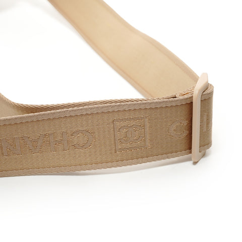 CHANEL 10 Series Sports Line Messenger Shoulder Bag beige WS27828