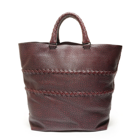 BOTTEGAVENETA INTRECCIATO leather Handbag Red WS27829