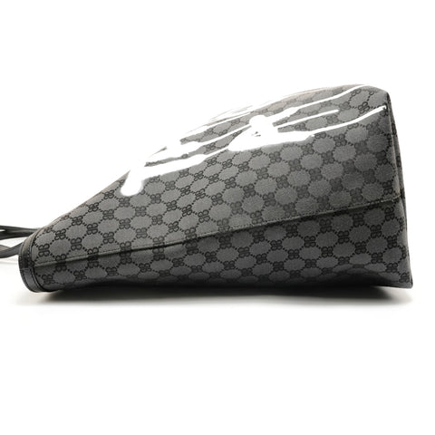 BALENCIAGA Gucci The Hacker Graffiti Large Tote Bag black WS27830