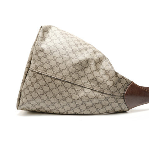 GUCCI New Jackie GG Supreme Sherry Line Shoulder Bag Brown WS27831