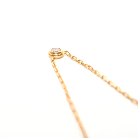 CARTIER Damour Necklace Au750 Yellow Gold Necklace gold WS27832