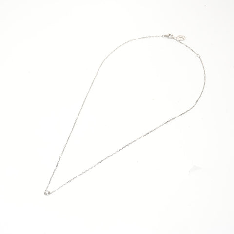 CARTIER Damour Necklace Au750 White Gold Necklace Silver WS27833