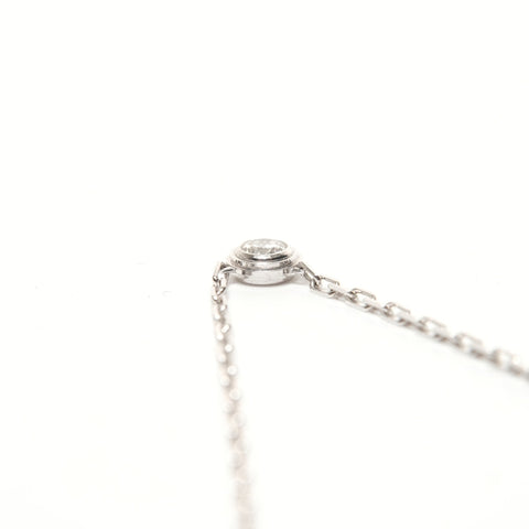CARTIER Damour Necklace Au750 White Gold Necklace Silver WS27833