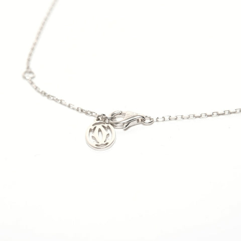 CARTIER Damour Necklace Au750 White Gold Necklace Silver WS27833