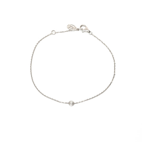 CARTIER Damour Bracelet PGI Au750 White Gold bracelet Silver WS27835