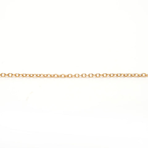 TIFFANY&Co. Atlas Pierced Diamond K18 750 Necklace gold WS27836