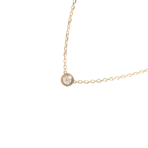 CARTIER Damour Necklace Au750 Yellow Gold Necklace gold WS27837