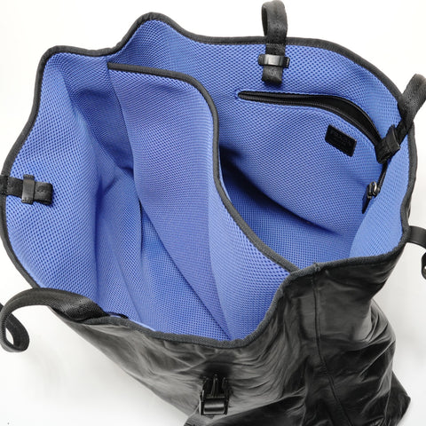 PRADA leather Tote Bag black WS27838