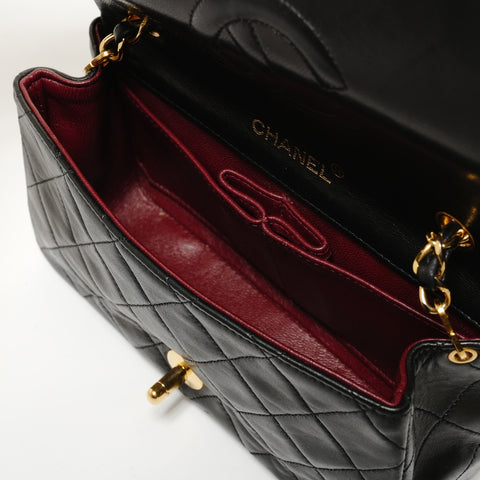 CHANEL Unit 1 Full Flap Chain Shoulder Bag black WS27840