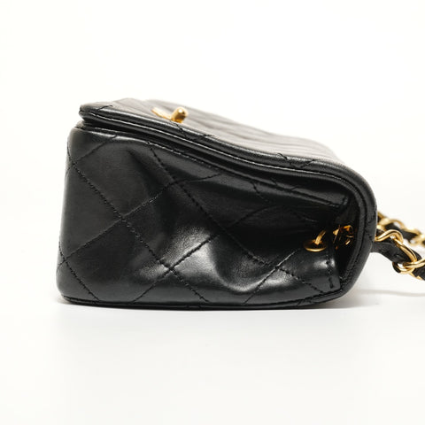 CHANEL Unit 1 Full Flap Chain Shoulder Bag black WS27840